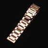 Watchbands 18mm 20mm 21mm 22mm 24mm Polished metal Men039s Watch strap bracelet rose gold fashion watch accessories promotion 24331189