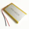 Modelo 605080 3.7 V 3000 mAh Polímero de Lítio LiPo Bateria Recarregável Para PAD celular GPS power bank Câmera E-books Recodificador Caixa de TV