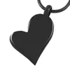 IJD8032 Free Engraving Blank Heart Stainless Steel Cremation Pendant Necklace Ashes Keepsake Memory Urn Necklace