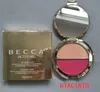 В наличии Becca мерцающая кожа Perfectuster 4 оттенки сливочный прессованный порошок Becca бронзер из палитра чайницы длительной натуральной бесплатной доставкой