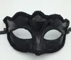 Masques de Venise noire mascarade masque de fête cadeau de Noël Mardi Gras homme Costume Sexy dentelle frangée Gilter femme masque de danse G563