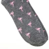Wholesale- 5 Pair/Lot Cotton Men Socks  Spring Fall Plus Size Quality Compression Coolmax Black Grey Pattern Business Dress Male Socks