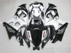 Kit de carretos de injeção para SUZUKI GSXR 1000 2005 2006 carenagens pretas brancas GSXR1000 K5 05 06 TO01