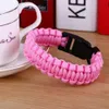 Bransoletka przetrwania na świeżym powietrzu Cobra Paracord Parachute Bracelets Bracelets wojskowy Bransoletka przetrwania Mężczyźni Bransoletki unisex3599072