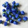 Artificial Flowers Heads Pink Artificial Rose Bud Artificial Flowers For Wedding Decorations Christmas Party Silk Flowers