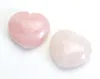 Natural Tumbled Rose Quartz Carved Crystal Reiki Healing Love Puffy Heart Shaped Stone