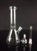 Hookahs 10.5 "Klassisk bägerbong med isfångstjocklek Basvattenledningar för att röka Downstem Simple Glass Bongs