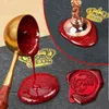 Clear stamps Vintage Cool Dragon Custom Picture Logo Wedding Invitation Wax Seal Sealing Stamp Rosewood Handle Set Kit