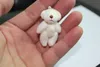 Whole 100pcslot Cute Mini 4cm Joint Bowtie Teddy Bear Plush Kawaii Toys Plezyn Dolls Prezent ślubny dla dzieci BL11459366188