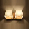 الحديثة خشبية زجاج شبه منحرف مكعب مكعب نوم مصباح الجدار مصباح الحمام مرآة الجبهة الممر شرفة المدخل جدار الإضاءة تركيبات