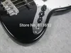 Custom Geddy Lee Signature JazzBass Guitare basse électrique jazz 4 cordes, touche en érable, incrustations de blocs noirs