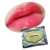 15 stücke neue gold pulver gel kollagen lippenmaske masks blatt patch