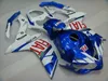 Wtrysk Mold Kit dla Yamaha YZF R1 07 08 Niebieskie białe wróżki Zestaw YZFR1 2007 2007 OT01