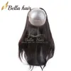 360 Spitze Frontalverschluss mit geradem brasilianischen jungfräulichen menschlichen Haarbündeln 3pcs färbbares Haar weben Julienchina