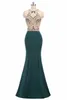 2020 Sexy CRYSTAL Sereia formal vestidos de noite formal com beading lantejoulas chiffon chifre-comprimento plus size vestidos de celebridade festa de formatura be02