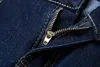 Intero-2016 nuovi uomini bianchi blu jeans pettirosso uomo jeans slim denim skinny pantaloni a matita cowboy alta moda famoso design256J