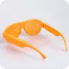 음악에 민감한 조명 안경 음악 활성화 파티 댄싱 클럽 할로윈 의상 파티를위한 el 와이어 LED 장난감 셔터 안경 257O