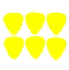 100 st nytt medium 071mm ABS Guitar Picks Plectrums Matt Yellow6442175