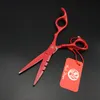 Atacado- 5.5 "/ 6.0" Purple-Dragon Professional Scissors Scissors, cortando tesoura de desbaste tesouras de barbeiro S396