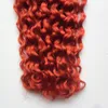 Capelli vergini peruviani capelli umani rossi pacchi 100g 1 pz onda profonda peruviana dei capelli doppia trama di qualità, senza spargimento