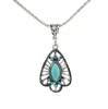 Boa A ++ Moda jóias turquesa personalizado pétalas ocos pulseira artesanal longo WFN421 colar (com corrente) a ordem da mistura 20 peças por lote