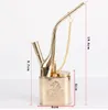 Metal health old-fashioned retro water smoke pot imitation copper gold-plated filter hookah accessories pipe smoke