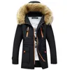 Winter Verdikking Jas Mannen Casual Warm Bont Hooded Collar Jassen Down Jas Baseball Design Plus Size S-XXXL Veste Homme Parka