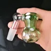 Wave Point Big Gourd Adapter Glass Bongs Accessories, Wholesale Glass Bongs Accessories, Glass Hookah, Water Pipe Smoke