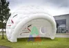Giant White Inflatable Bar Tent Igloo For Trade Show Event With Transparent Window