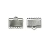 925 prata esterlina fita crimp termina pingente conector fita final fecho para colar pulseira conector encontrar id36312331u