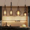 LED Modern Pendant Lamps Big Nobles Hanging Pendant Lights Fixture White Black Bird Cage Restaurant Cafes Pub Home Indoor Lighting Droplight