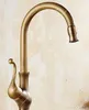 2017 New Designed Deck Mounted Antique Brass Kitchen Faucet With Cold and Hot Water supply /Other Faucets Showers & Accs HS430