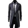4xl men double breasted long coats