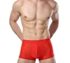 Newest arrival The men's Underpants bamboo fiber breathable hollow ultra-thin sexy flat underwear MU048 for men Underpant