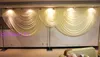 6m wide swags valance wedding decorations stylist designs backdrop Party Curtain drapes Celebration Stage Performance Background Satin Drape wall