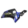 Carenados completos para Kawasaki ZX6R 636 2003 2004 ZX 6R 03 04 Negro Azul ABS Plástico de inyección Moto Carenados Marcos del cuerpo Cubiertas Paneles Kits