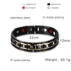 Titanium aço jóias Cura magnética cuidados de saúde cuff bangle moda enegry ímãs braço pulseira homens bijoux amor joyas