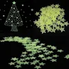 Wholesale-100Pcs 3D Glow Stickers Luminous stars Baby Bedroom Beautiful Fluorescent In The Dark Toy Festival TD0056