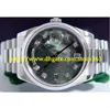Store361 Nieuwe Aankomst Horloge 18kt Goud 36mm President MOP Roman Diamond Bezel 118238