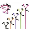 3.5mm In-Ear Metal Bass Zipper Earphones Headphones Wired Stereo General Earbud Headset With Microphone For iphone Samsung Computer MP4