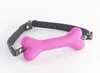 Silicone Bondage Slave Cachorro Bone Buga Bola Adulto Jogo Casal Sexo Role Play Kit Harness Fetish Restrição Brinquedo