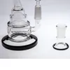 2017 New Arrival Cheap 13cm High 14.4mm Joint Glass Water Pipes Inline Percolato Mini Banger Hanger Rig Thick Base Hookahs