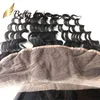 VENDA 13X4 Brasileiros ￍndios Peruan Lace Fechamento Frontal Onda Profunda Onda Dea -Ave a Ear Cor de Cabelo Humano Real Dyen￡vel