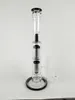 H: 15 "Il bong in vetro con filtro da giardino in cima all'albero, tubi di vetro, dimensioni del giunto da 18 mm nero