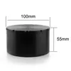 Formax420 Big Size 100mm X 55mm 4 Layers Zinc Alloy Grinder Herb Crusher Spice Muller Black Color Available Free Shipping