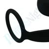 Silicone Male Prostate Stimulation Massager Cock Ring Butt Plug Anal Sex Toys pour Hommes, Erotic Adult Sex Toys 17402