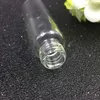 7mlミニ詰め替え可能な透明なガラス香水の空のびん化粧品1 / 4oz 7ccのポンプアトマイザーサンプルバイアルチューブ