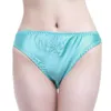 Lot 4対100％純粋なシルクの女性のブリーフのパンティーのサイズのためのPanties US M L XL XXL