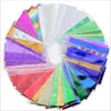 48 vel 35 cm * 4cm Mix Kleur Transfer Folie Nail Art Star Design Sticker Decal voor Poolse zorg DIY Universe Nail Art Decoretion