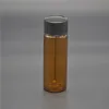 Bullet Storage Flaska Glassnus med metallsked Spice Clear Brown Snorter Pill box i lager